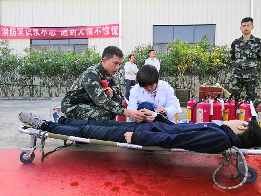 海博网全员行动参与2018年度消防应急演练 海博网全员行动参与2018年度消防应急演练